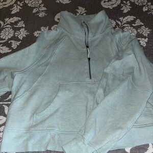 Lululemon Heather Mint funnel neck scuba